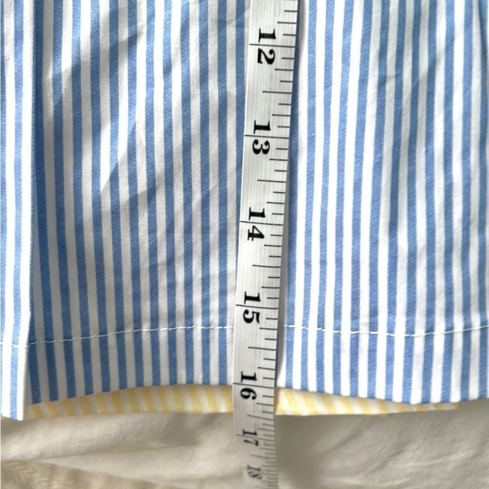 Gianni Bini Blue and White Striped Skirt - Picture 7 of 9